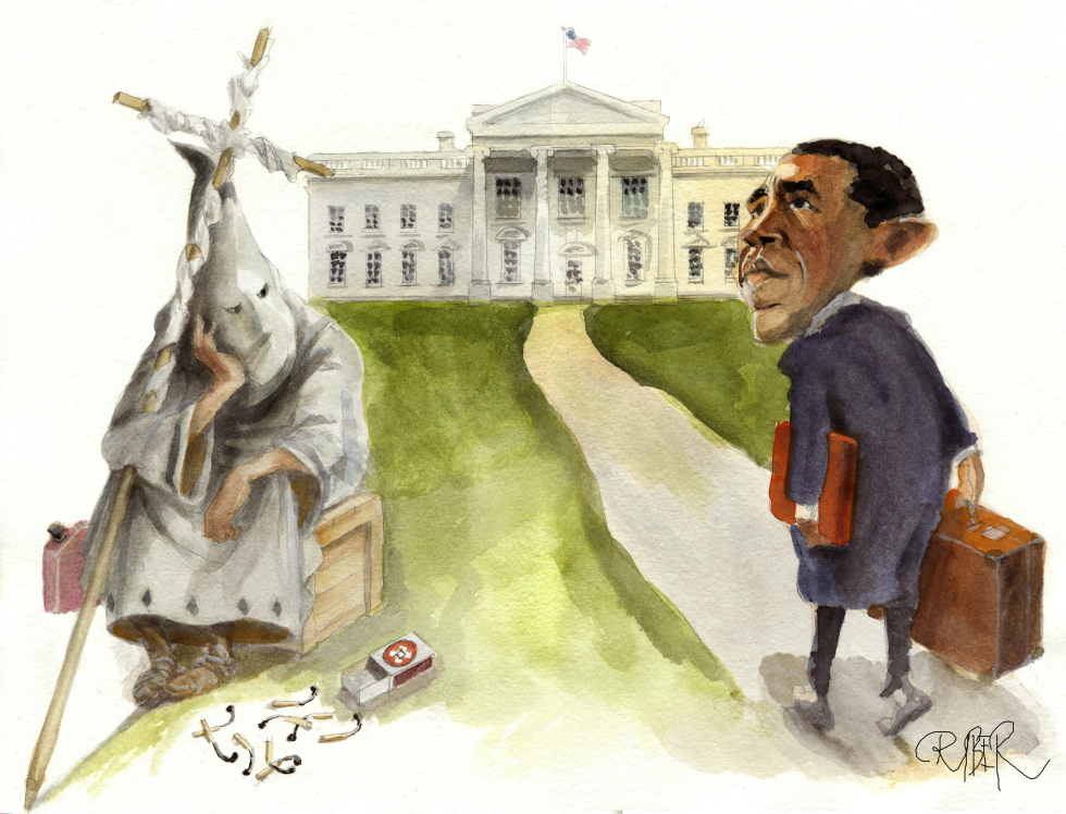  OBAMA AND RESIGNED KKK-MEMBER by Riber Hansson