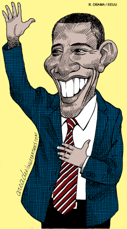 BARAK OBAMA USACOL by Arcadio Esquivel