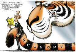 ECONOMIC TIGER BY THE TAIL by John Cole