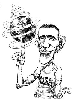 OBAMA PORTRAIT by Daryl Cagle