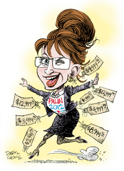 SARAH PALIN PORTRAIT  by Daryl Cagle