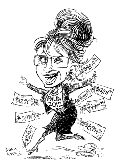 SARAH PALIN PORTRAIT by Daryl Cagle