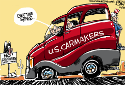 BIG THREE CARMAKERS by Pat Bagley