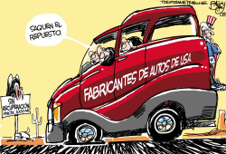 TRES GRANDES FABRICANTES DE AUTOS  by Pat Bagley