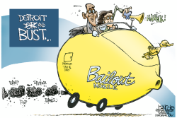 TO THE BAILOUT-MOBILE by John Cole