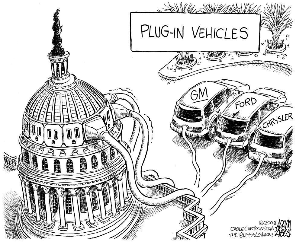  PLUG-IN VEHICLES by Adam Zyglis