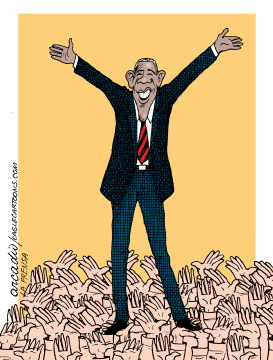 OBAMA Y SU POPULARIDAD COL by Arcadio Esquivel