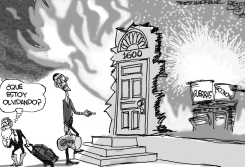 QUEMANDO LA CASA by Pat Bagley