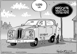 RESCATE FINANCIERO PARA DETROIT by Bob Englehart