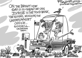 CHEAP GAS by David Fitzsimmons