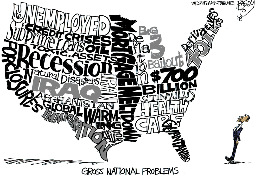  GROSS NATIONAL PROBLEMS by Pat Bagley