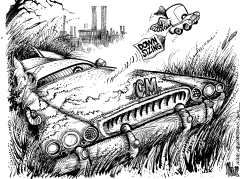 GM DOWNSIZING by Mike Lane