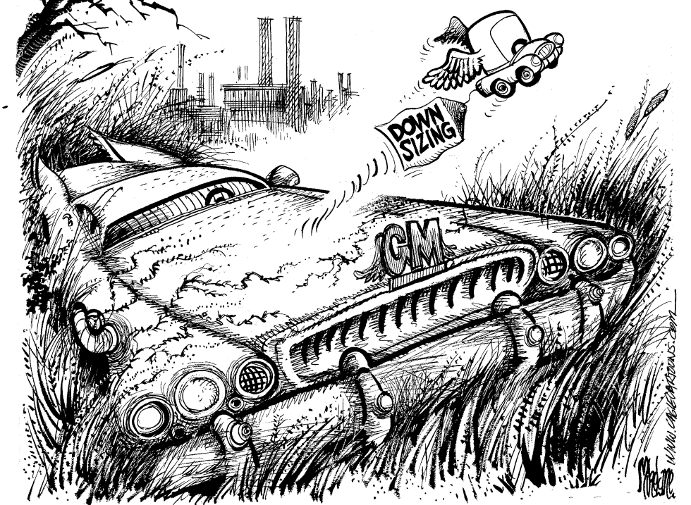  GM DOWNSIZING by Mike Lane