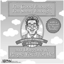 LOCAL MN-AL FRANKEN'S DAILY RECOUNT AFFIRMATIONS by RJ Matson