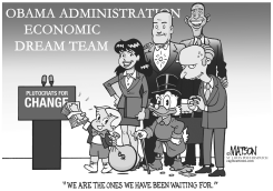 OBAMA ECONOMIC DREAM TEAM by RJ Matson