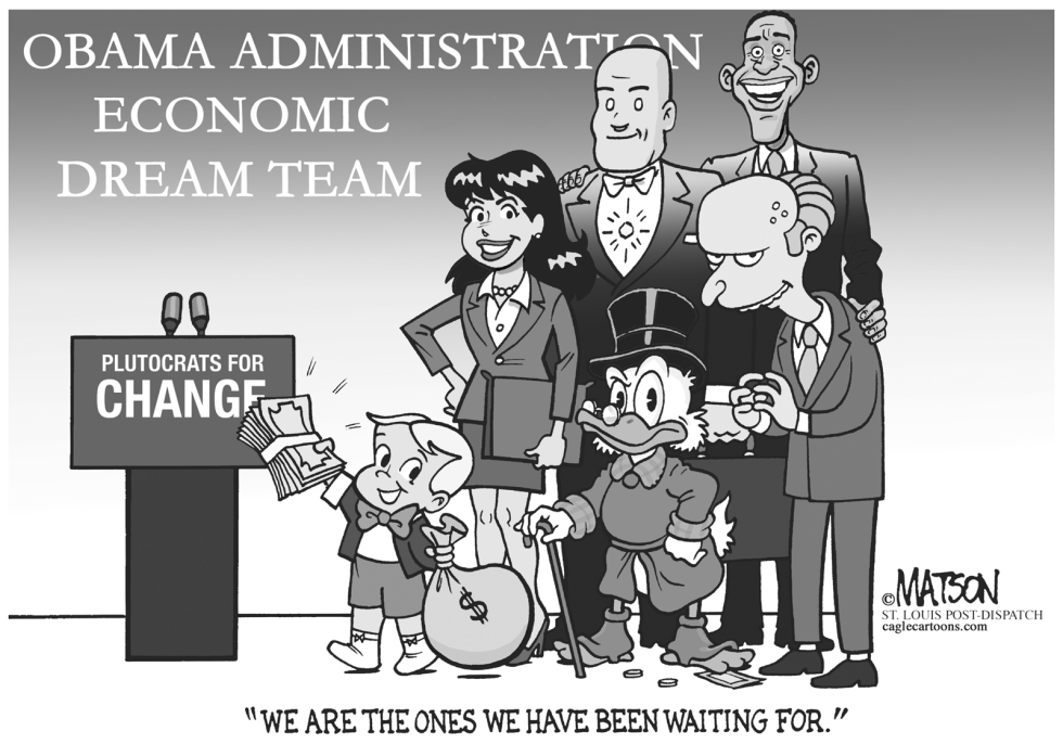  OBAMA ECONOMIC DREAM TEAM by RJ Matson