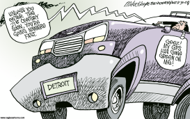 DETROIT 21ST CENTURY by Mike Keefe