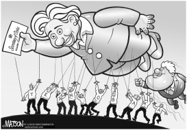 PARADE OF HILLARY by RJ Matson