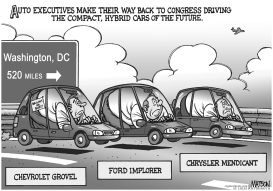 AUTO EXECS RETURN TO WASHINGTON by RJ Matson