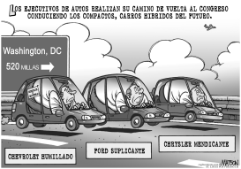 EJECUTIVOS DE AUTOS REGRESAN A WASHINGTON by RJ Matson