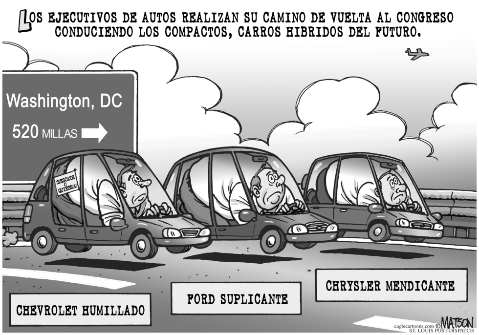  EJECUTIVOS DE AUTOS REGRESAN A WASHINGTON by RJ Matson