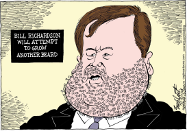 BILL RICHARDSON -  by Bob Englehart