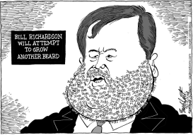 BILL RICHARDSON by Bob Englehart