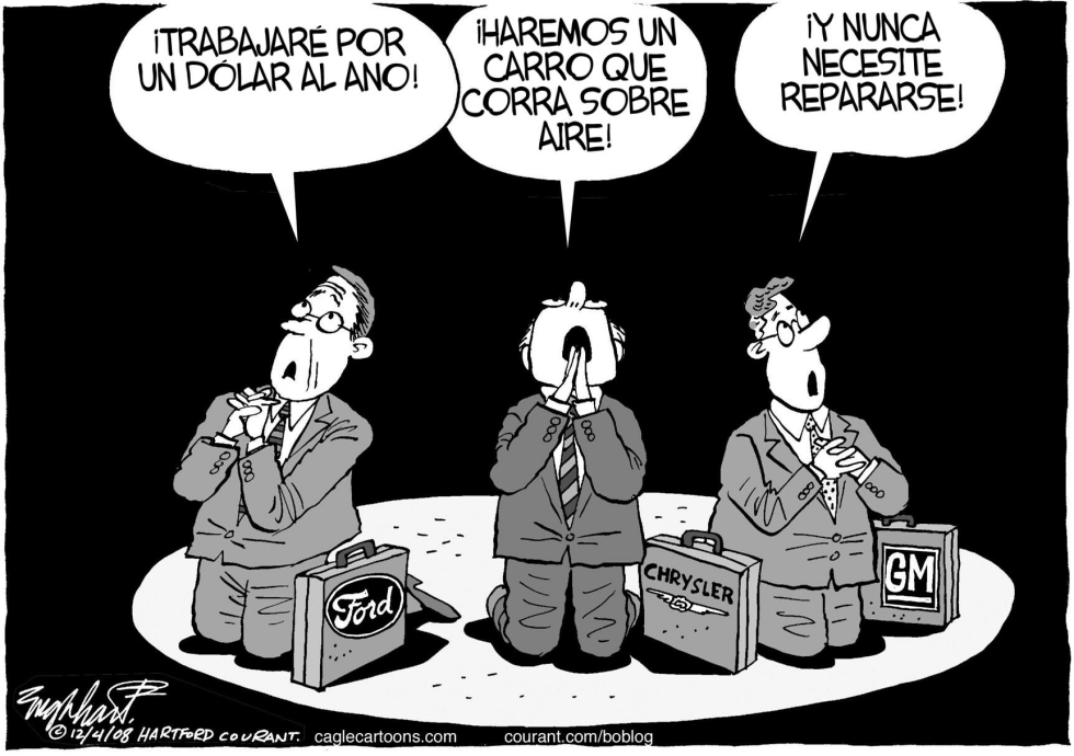  EJECUTIVOS DE LOS EMPRESAS AUTOMOTRICES by Bob Englehart