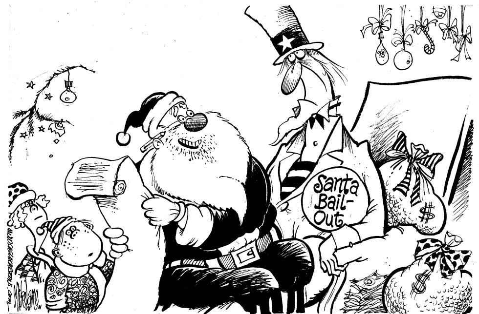  SANTA BAILOUT by Mike Lane