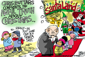 LOCAL SANTA LAND DIARRHEA by Pat Bagley