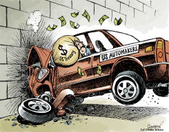 BAILOUT FOR THE AUTO INDUSTRY by Patrick Chappatte