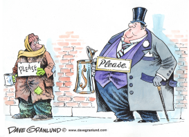 NEEDY  GREEDY by Dave Granlund