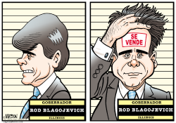 EL GOBERNADOR BLAGOJEVICH EN VENTA  by RJ Matson