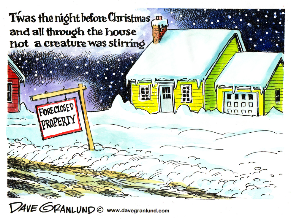  TWAS THE NIGHT BEFORE CHRISTMAS by Dave Granlund