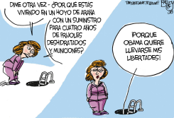 LIBERTADES Y OBAMA  by Pat Bagley