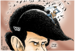 OBAMA AND BLAGOJEVICH by John Cole