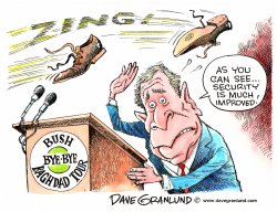 BUSH FINAL IRAQ VISIT by Dave Granlund