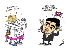 NEW THAI PRIME MINISTER by Stephane Peray