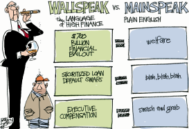 WALL STREET SPEAK by Pat Bagley