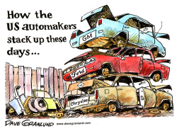 HOW US AUTOMAKERS STACK UP by Dave Granlund