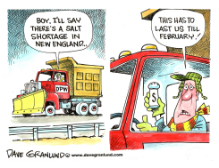 NEW ENGLAND SALT SHORTAGE by Dave Granlund