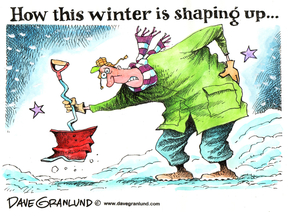  BAD WINTER START by Dave Granlund