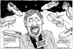 SHOES FOR RICK WARREN by Wolverton