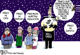 QUEJA EN WALL STREET by Pat Bagley