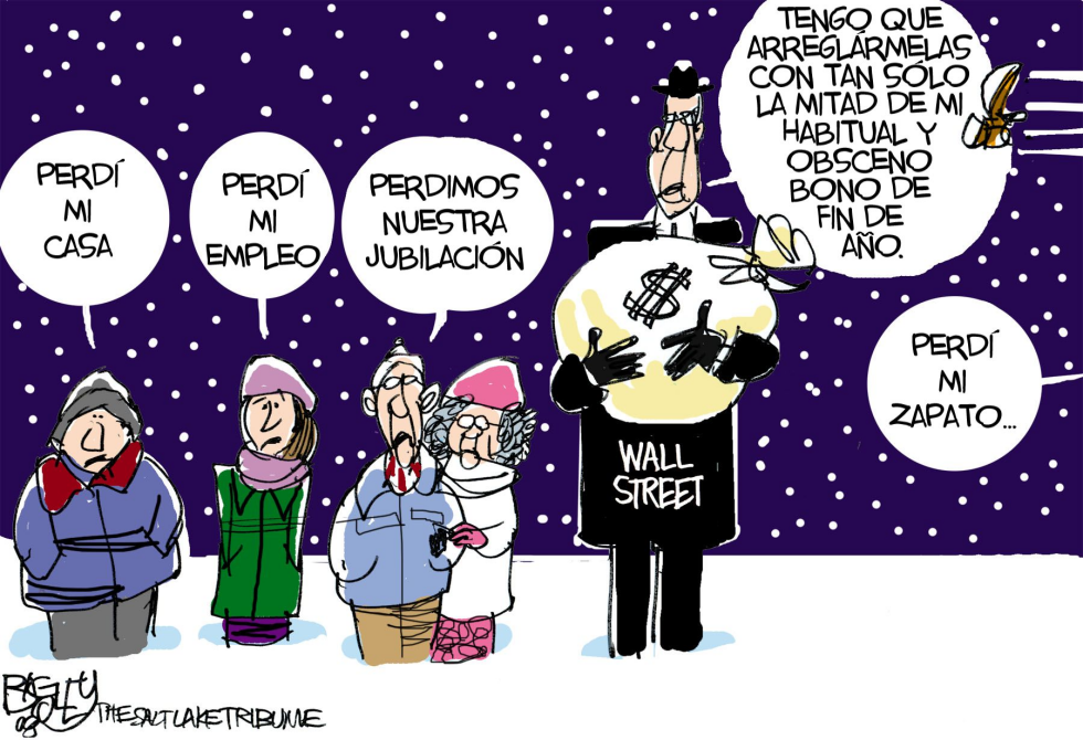  QUEJA EN WALL STREET by Pat Bagley