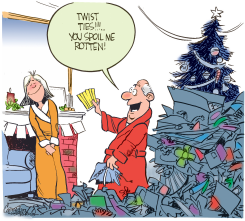 CHRISTMAS GARBAGE  by Patrick Corrigan