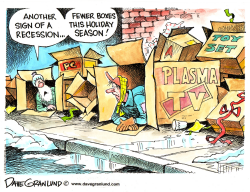 HOLIDAYS AND HOMELESS by Dave Granlund