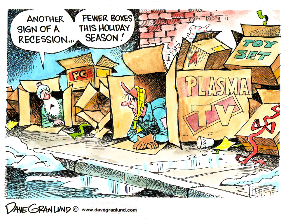  HOLIDAYS AND HOMELESS by Dave Granlund