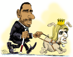 DAVID PATERSON AND CAROLINE KENNEDY by Daryl Cagle