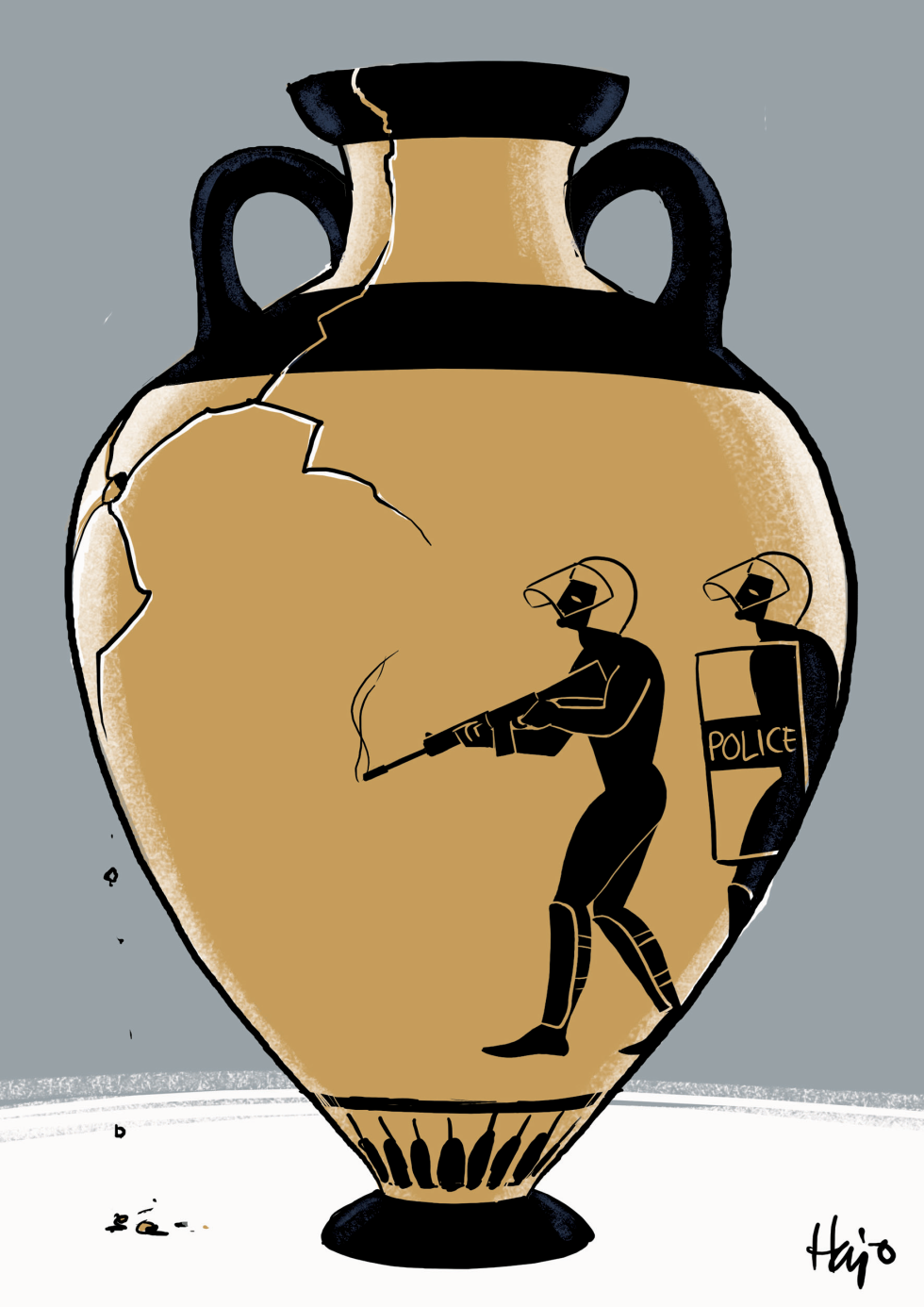  GREEK VASE by Hajo de Reijger